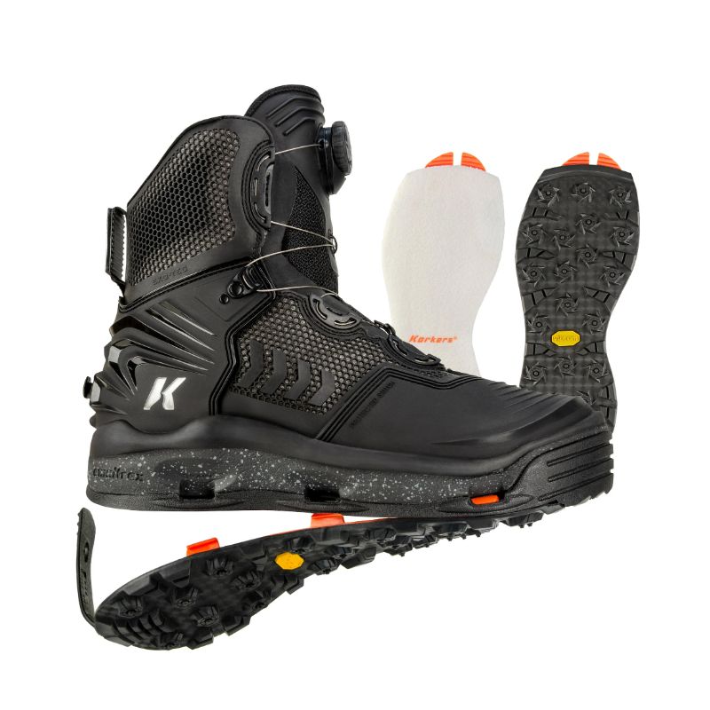 KORKERS | MEN'S RIVER OPS BOA-FELT & VIBRAM XS TREK SOLES