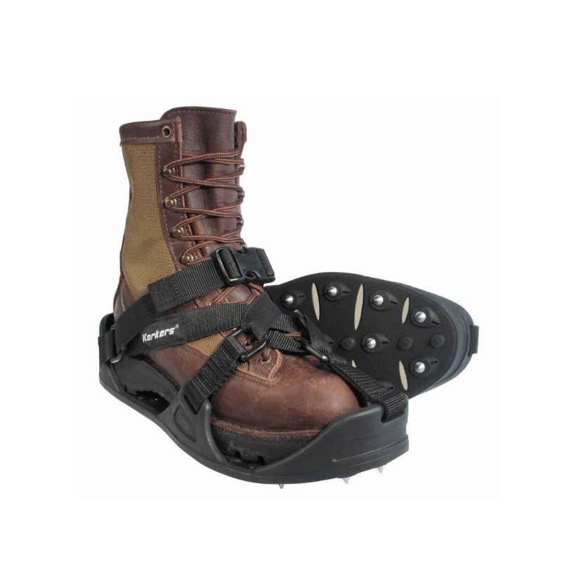 KORKERS | MEN'S WORKTRAX-REGULAR PUSH-SHARP PUSH-THROUGH STEEL SPIKES